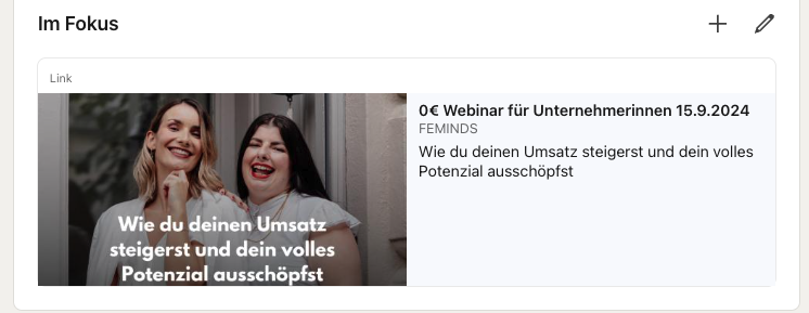 Umsatz steigern als Selbststaendige mit Linkedin